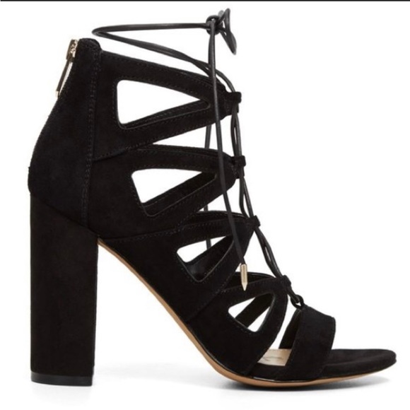 Sam Edleman Yono Black Suede heels - Picture 1 of 5